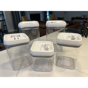 Better Homes & Gardens 5 Pc Vacuum Seal Kitchen Canister Set